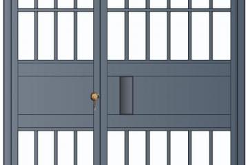 （雙扇電控平開(kāi)門、柵欄門）